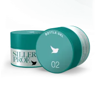 Гель рідкий для укріплення нігтів SILLER Professional Bottle Gel №02 Молочно-рожевий, 15 мл 