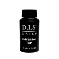 Фінішне покриття для гелю та гель-лаку, без липкого шару D.I.S.Nails Universal Top No Wipe, 30 мл