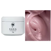 Гель для нарощування на укріплення нігтів SAGA Professional Builder Gel Veil №03 з шимером, 30 мл 