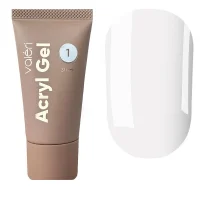 Акрил-гель VALERI Acryl Gel №01 Білий, 30 мл 