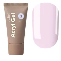Акрил-гель VALERI Acryl Gel №03 Молочно-рожевий, 30 мл 