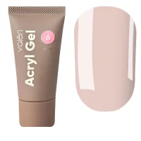 Акрил-гель VALERI Acryl Gel №06 Бежево-рожевий, 30 мл 
