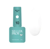 Гель рідкий для укріплення нігтів SILLER Professional Bottle Gel №10 Молочний, 15 мл 