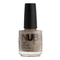 Лак для нігтів NUB Nail Polish №103 Дрібні голографічні блискітки на прозорій основі, 14 мл 