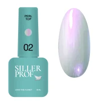 Топ SILLER Professional Perl Top №02 Рожевий з перлинним ефектом, 8 мл  