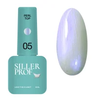 Топ SILLER Professional Perl Top №05 Cиній з перлинним ефектом, 8 мл  