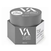 Фініш без липкого шару для гель-лаку VALERI Top Anti-Scratch (No UV-filters), 30 мл 