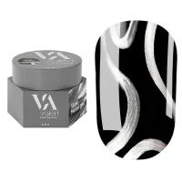 Гель-фарба металізована VALERI Gel Paint Metal Silver, 5 мл 