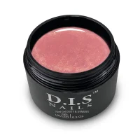 Гель моделюючий D.I.S.Nails Hard Cover DELICATE & SHIMMER Димна троянда із шиммером, 50 г