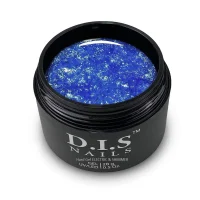 Гель моделюючий D.I.S.Nails Hard Cover ELECTRIC & SHIMMER Електрик із шиммером, 28 г