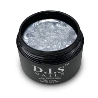 Гель моделюючий D.I.S.Nails Hard Cover SILVER & SHIMMER Сріблястий із шиммером, 28 г