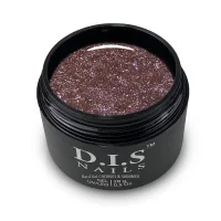 Гель моделюючий D.I.S.Nails Hard Cover CHERRIES & SHIMMER Вишнево-бордовий із шиммером, 28 г
