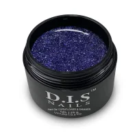 Гель моделюючий D.I.S.Nails Hard Cover CORNFLOWER & SHIMMER Синій із шиммером, 28 г