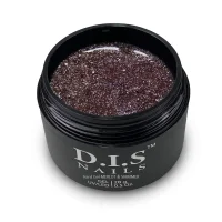 Гель моделюючий D.I.S.Nails Hard Cover MERLOT & SHIMMER Винний із шиммером, 28 г