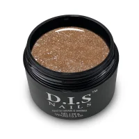 Гель моделюючий D.I.S.Nails Hard Cover SAHARA & SHIMMER Пісочно-бежевий із шиммером, 28 г