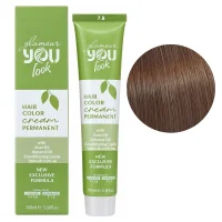 7/8 Стійка крем-фарба для волосся, 100 мл Hair Color Cream PERMANENT GLAMOUR You look Professional (блондин перлинно-бежевий)
