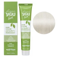 12/00 Стійка крем-фарба для волосся, 100 мл Hair Color Cream PERMANENT GLAMOUR You look Professional (суперосвітлювальний блондин нейтральний)