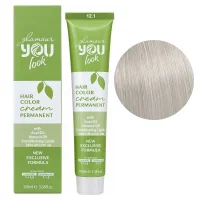 12/1 Стійка крем-фарба для волосся, 100 мл Hair Color Cream PERMANENT GLAMOUR You look Professional (суперосвітлювальний блондин попелястий)