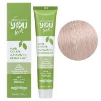 12/2 Стійка крем-фарба для волосся, 100 мл Hair Color Cream PERMANENT GLAMOUR You look Professional (суперосвітлювальний блондин перламутровий)