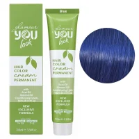 Синій коректор (Blue) Стійка крем-фарба для волосся, 100 мл Hair Color Cream PERMANENT GLAMOUR You look Professional
