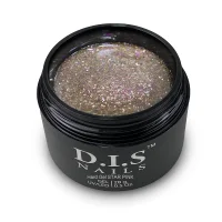Гель моделюючий з блискітками D.I.S.Nails Hard Cover STAR PINK Рожеві блискітки, 28 г
