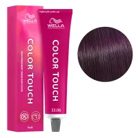 33/06 Фарба для тонування волосся без аміаку COLOR TOUCH PLUS Wella Professionals,  60 мл (темно-коричневий натуральний фіолетовий)