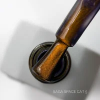 Гель-лак Saga Professional Gel Polish Space Cat №05 з ефектом котячого ока, 10 мл 