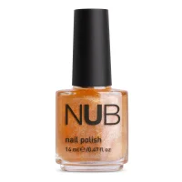 Лак для нігтів NUB Nail Polish №129 Золотий пісок з шимером, 14 мл 