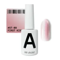 Гель-лак котяче око з перламутровим пігментом ADORE Gel Polish Satin Cat’s Eye "ST" №09 first kiss, 12 мл 