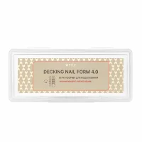 Верхні форми для моделювання F.O.X Decking Nail Form 4,0 Арочний квадрат, 28 шт 
