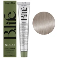 9/011 Стійка крем-фарба для волосся без аміаку, 100 мл B.life 0% Zero Ammonia COLOR CREAM FarmaVita (дуже світлий блондин насичено попелястий)