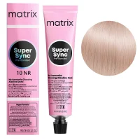 10NR Тонер для волосся на лужній основі без аміаку SUPER SYNC Pre-Bonded MATRIX, 90 мл (екстрасвітлий блондин нейтрально-червоний)