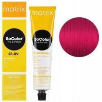 SR-RV Крем-фарба для волосся стійка, 90мл SoColor Pre-Bonded  SoRED MATRIX (червоно-фіолетовий)