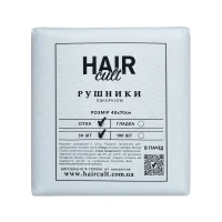 Рушники 40*70 см зі спанлейсу 40 г/м2 (В ПАЧЦІ, СІТКА, білий колір), 50 шт Hair Cult