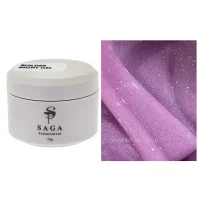 Гель для нарощування нігтів SAGA Professional Builder Gel Night №08 світловідбивний, 15 мл   