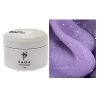 Гель для нарощування нігтів SAGA Professional Builder Gel Night №09 світловідбивний, 15 мл   