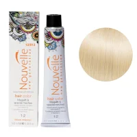 12/013 Крем-фарба для волосся перманентна, 100 мл Hair Color Nouvelle (ультра світлий блондин плюс попелясто-золотистий)