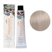 12/20 Крем-фарба для волосся перманентна, 100 мл Hair Color Nouvelle (ультра світлий блондин фіолетовий)