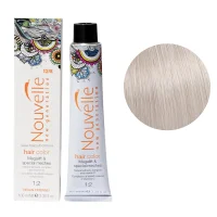12/8 Крем-фарба для волосся перманентна, 100 мл Hair Color Nouvelle (ультра світлий блондин річкова перлина)