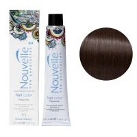 5/3 Крем-фарба для волосся перманентна, 100 мл Hair Color Nouvelle (світло-коричневий золотистий)