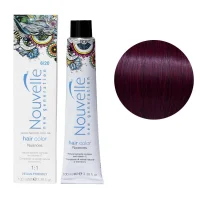 6/20 Крем-фарба для волосся перманентна, 100 мл Hair Color Nouvelle (темний блондин фіолетовий)