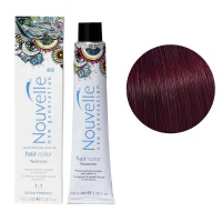 6/5 Крем-фарба для волосся перманентна, 100 мл Hair Color Nouvelle (темний блондин махагоновий)