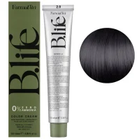 2/0 Стійка крем-фарба для волосся без аміаку, 100 мл B.life 0% Zero Ammonia COLOR CREAM FarmaVita (чорний)