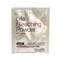 Пудра для освітлення волосся Блакитна ароматизована (6 levels), 30 г Life Bleaching Powder Blue FarmaVita