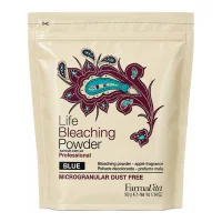 Пудра для освітлення волосся Блакитна ароматизована (6 levels),  500 г Life Bleaching Powder Blue FarmaVita