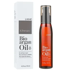 Олія арганова для відновлення та блиску волосся, 125 мл  43002 Bio argan Oil K.Therapy LAKME