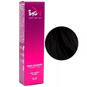1 чорний натуральний Крем-фарба для волосся стійка, 100 мл Colouring Cream ING