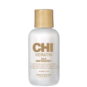 Масло відновлювальне з кератином для сухого та пошкодженого волосся, 59 мл Silk Infusion Keratin CHI