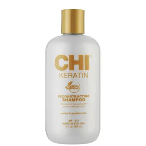 Шампунь безсульфатний, відновлювальний з кератином (pH 5,5), 355 мл Reconstructing SHAMPOO Keratin CHI