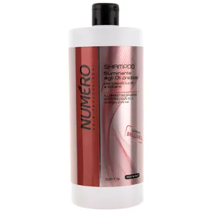 Шампунь для надання волоссю блиску з цінними маслами, 1000 мл Illuminating Shampoo with Precious Oils Illuminating Numero BRELIL Professional